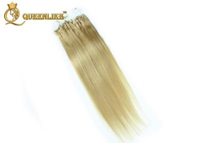 Chine Boucle micro de prolongements d'or de cheveux droits de la couleur 24# pour le soin personnel à vendre