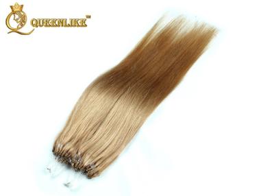 China No Damage Micro Loop Human Hair Extensions Double Drawn Natutal Color Can Be Perm for sale