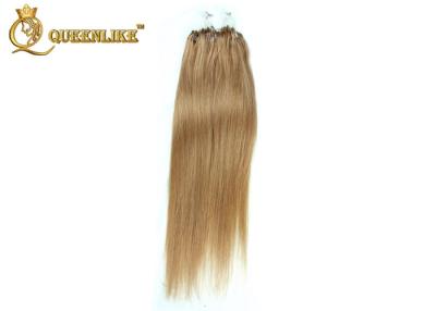 China Tangle Free Micro Loop Human Hair Extensions Golden Free Design for sale