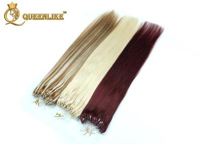 China Pre - Bonded Human Hair Micro Link Hair Extension Tangle Free 16