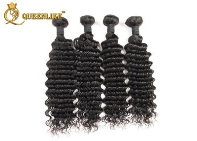 China 3-5 Days To Receive Machine Make Weft Indian Real Human Hair Deep Wave Hair for sale