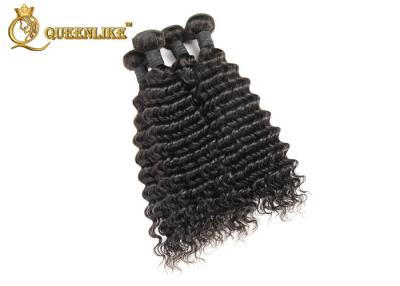 China 2 o 4 paquetes para un cabello humano profundo malasio de la onda del salón principal lleno sin enredo en venta