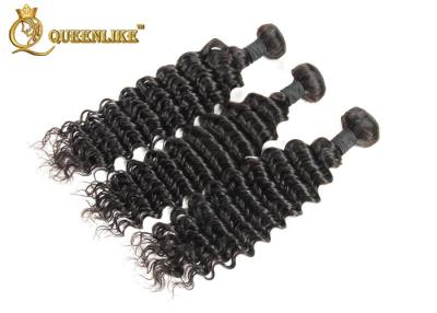 China Excellent Sew in European Unprocessed Deep Curly Human Hair bulk No Foul Odor for sale