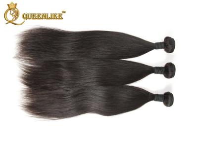 China Unprocessed Double Drawn Raw Material 100 Straight Human Hair Weave Extensions for sale