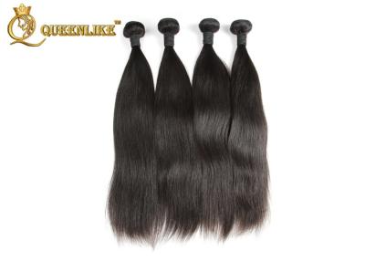 China Double Weft Straight Human Hair Extensions Can Be Dye 95-100g Natural color # 1B for sale