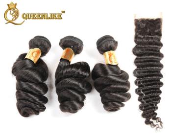 China Loose Wave Indian Human Hair Weave Good Feedback No Chemical Process Sew In Hair for sale