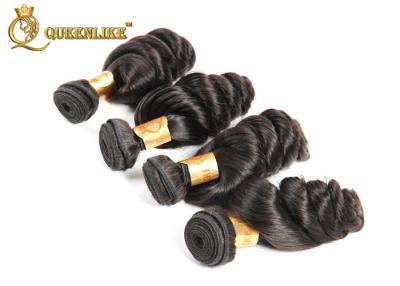 China New Style Full Cuticle Loose Wave Hair  Extensions #1B Remy Human Hair Weave for sale