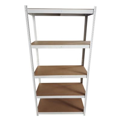 China Corrosion Protection Garage Storage Rack Iron Shelving Boltless Metal Shelving Units for sale