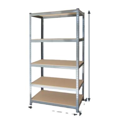 China Tianhaida View 5 Adjustable Industrial Store Warehouse Metal Boltless Garage Shelf Rack Sheet Row Storage Shelf Tianhaida Home Layer for sale