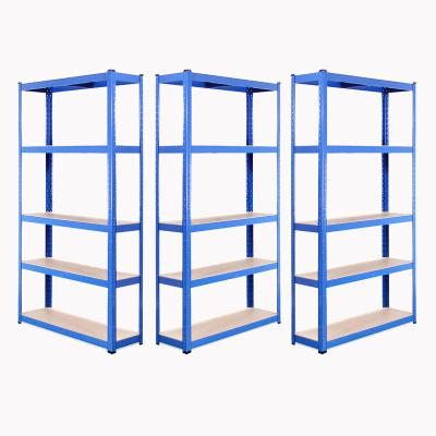 China Storage Shelving Garage Shelving Unit 5 Tier Racking Heavy Duty Boltless Storage Shelf for sale