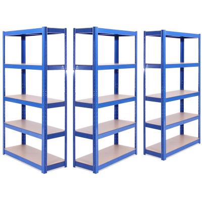 China Heavy Duty Storage Shelving China Manufacturer 5 Tier Layer Shelf Storage Rack Kitchen Garage Racking Unit for sale