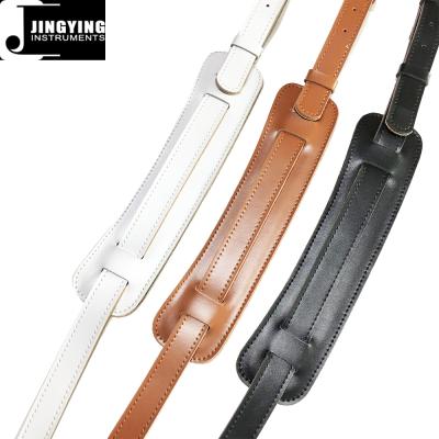 China Wholesale GUITAR China Made 1.5M Length Thermal Transfer Pattern Thickened Leather Heads Folk Guitar Straps for sale