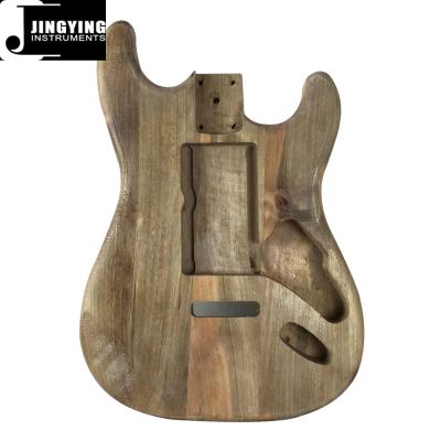 China Cheapest electric guitar maple material wholesale factory direct sale GUITAR polished and unpainted body for sale