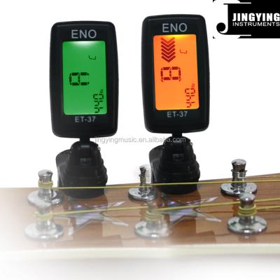 China Wholesale China supplier factory price ET-37 GUITAR / bass / chromatic clip on tuner for sale