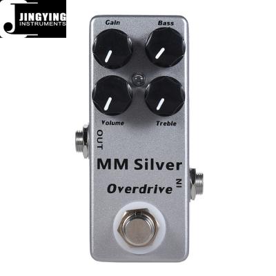 China GUITAR Manufacturers Wholesale Silver Mini Guitar Effect Pedal MM Overdrive Gear for sale