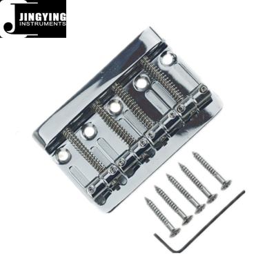 China Wholesale GUITAR Guitar Hardware Series, Fixed Type 4 Strings Bass Guitar Bridge Guitar Tailpieces for sale