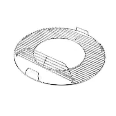 China 21.5 Inch Easily Cleaned Outdoor Use Charcoal Burning Cooking Grids Stainless Steel Portable BBQ Grilling Grill Grate Round Grill Mesh for sale