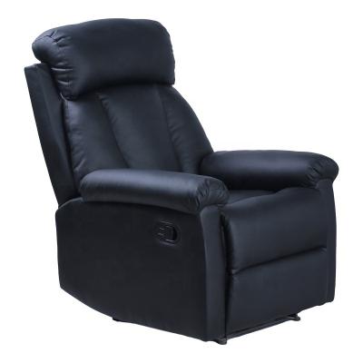 China Manual Or Power Extendable PU Recliner Sofa Chair For Living Room Electric Leather Furniture for sale