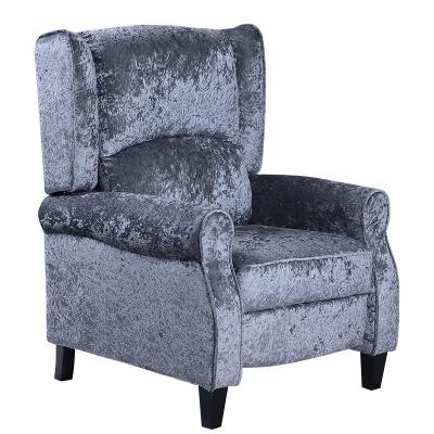 China Hot Selling Unique Comfortable Seat Stretch Fabric Push Up Recliner Armchair Recliner Sofa for sale