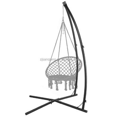 China Modern Outdoor X Shape Hammock Chair Stand Camping Hammock Swing Chair Stand for sale