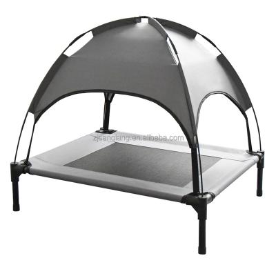 China Breathable Sunshade Dog Bed Raised Dog Bed With Canopy For Outdoors for sale