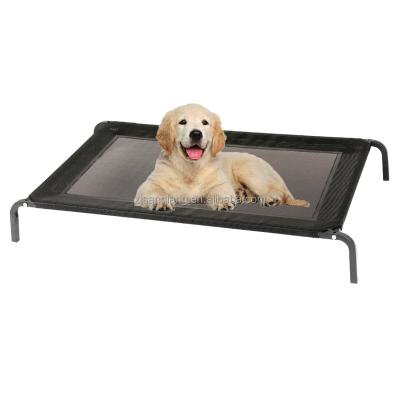 China Mesh Fabric Outdoor Cooling Raised Pet Bed Dog High Cradle for sale