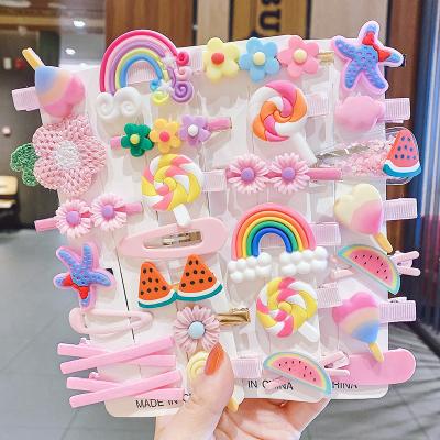 China Cute princess headdress kids hairpin fashion cartoon woying colorful bb clip for sale