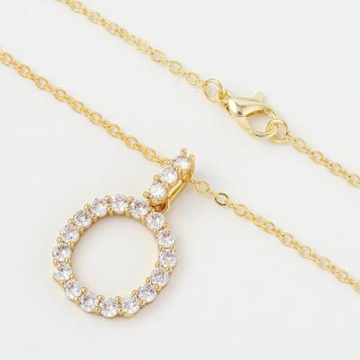 China TRENDY hiphop personalized big exaggerated jewelry full Diamond Zircon Letter Pendant Necklace tennis chain for sale