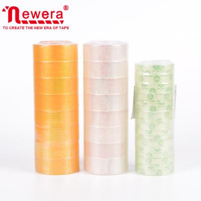 China Small Stationery Waterproof Clear Tape For School Supplies Tape Roll for sale