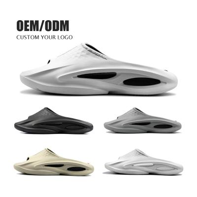 China Fashion Trend Custom OEM Slippers Slide Odm EVA Rubber Logo Hot Slippers Women Sandal OEM Beach Slipper Men Sandal for sale