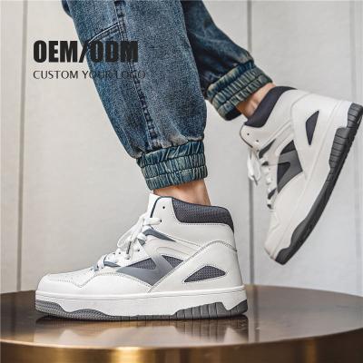 China Fashion trend drop shipping hot sale men's casual custom shoes fashion trend upper sneakers wholesale luxury brand custom men's for sale