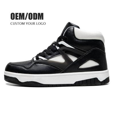 China Custom Odm Top Logo Customization Men's Casual Shoes Sneakers Shoe Box Fashion Trend OEM High Quality Genuine Leather With Logo for sale