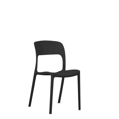 China Convertible Home Furniture Stackable Cafe PP Plastic Chair for sale