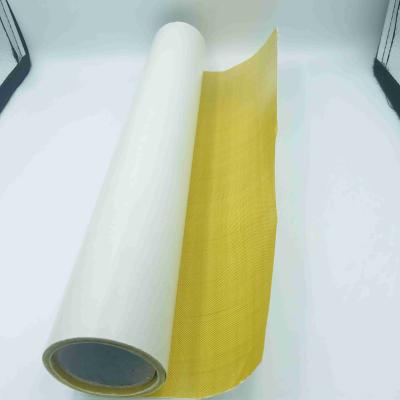 China Temperature Resistant Yellow Double Sided Adhesive Tape / Double Side Tape With Hot Melt Adhesive for sale