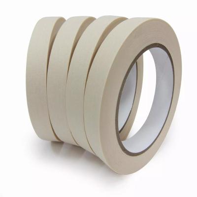 China Heat Resistant Beige Pressure Sensitive Masking Tape With Low Tack Adhesive for sale