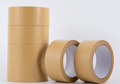 China Hot Melt Kraft White Adhesive Tape For Industry Kraft Labels for sale