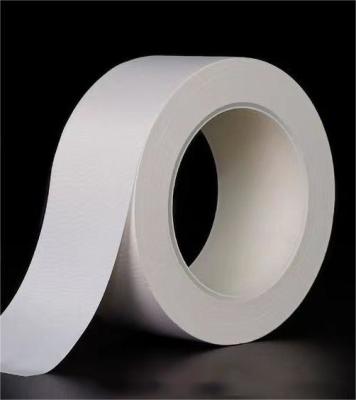 China Temp Resistant Double Sided Hot Melt Adhesive Transfer Tape Flame Retardant Yellow Adhesive Film Te koop