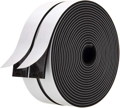 China Aggressive Adhesion Black White PE Double Sided Adhesive Tape Hot Melt Pressure Sensitive Adhesives for sale