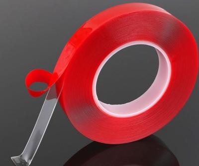 China 800mm X 462m Double Sided Acrylic Tape High Viscosity High Transparency for sale