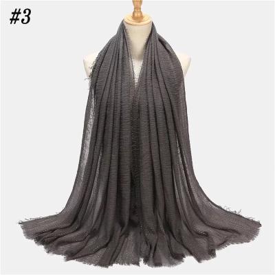 China Wholesale Dubai Hijab Cotton Scarf Women Plain Head Silk Cotton Hijab Hijab Scarf for sale