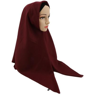 China Factory Direct Selling Simple Thick Viscous Muslim Low Price Wholesale Malaysia Square Scarf Women Hijab Square Scarf Islam Shawls for sale