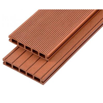 China EUROPEAN Easily Assembled Wood Plastic Solid Anti-UV Wooden Wpc Plastic Composite Decking for sale