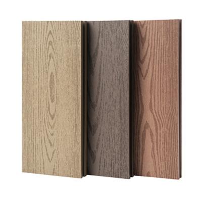 China EUROPEAN Outdoor Patio Emboss Wood Texture Hollow Composite Flooring WPC Decking for sale