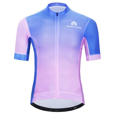 China Breathable Wholesale Custom Cycling Wear Mountain Bike Jersey Short Sleeves Bike Wear for sale