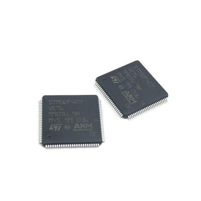 China High Quality FLASH IC MCU Microcontroller Chips STM32F407VET6 32BIT 512KB 100LQFP STM32 With Low Price 168MHz for sale