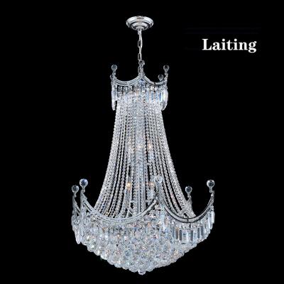 China fascinating & empire luxury chandelier pendant lights chrome crystal kitchen lights LT-61000 for sale