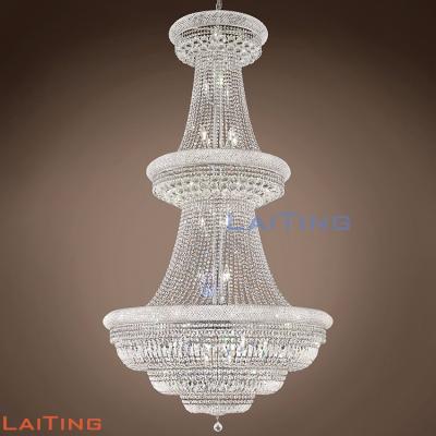 China Large Modern French Empire Crystal Chandelier Lighting For Living Room Banquet Hall for sale