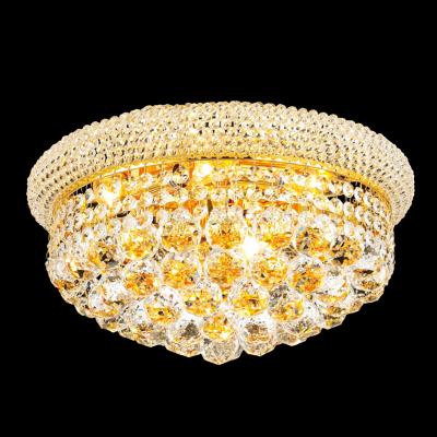 China Modern Flush Mount Living Room Bedroom Hall Entryway E12 E14 Light Crystal Ball Chandelier Jewelry Ceiling Lamp New for sale