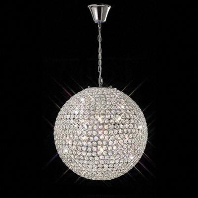 China Decorative Iighting Style Lampadario Cristallo Globe Ball Pendant Light Modern Home Lighting Fixtures for sale