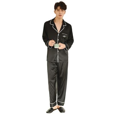 China High Quality Chic QUICK DRY Pajama Set Fitted Teens Sleep Autumn Mens Suit Nightwear Pajamas for sale